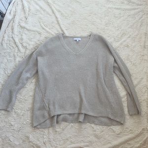 New Directions beige sweater